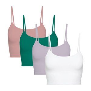 Aritzia, TNA, Karelis Cropped Tank, Lot of 4, Multicolored